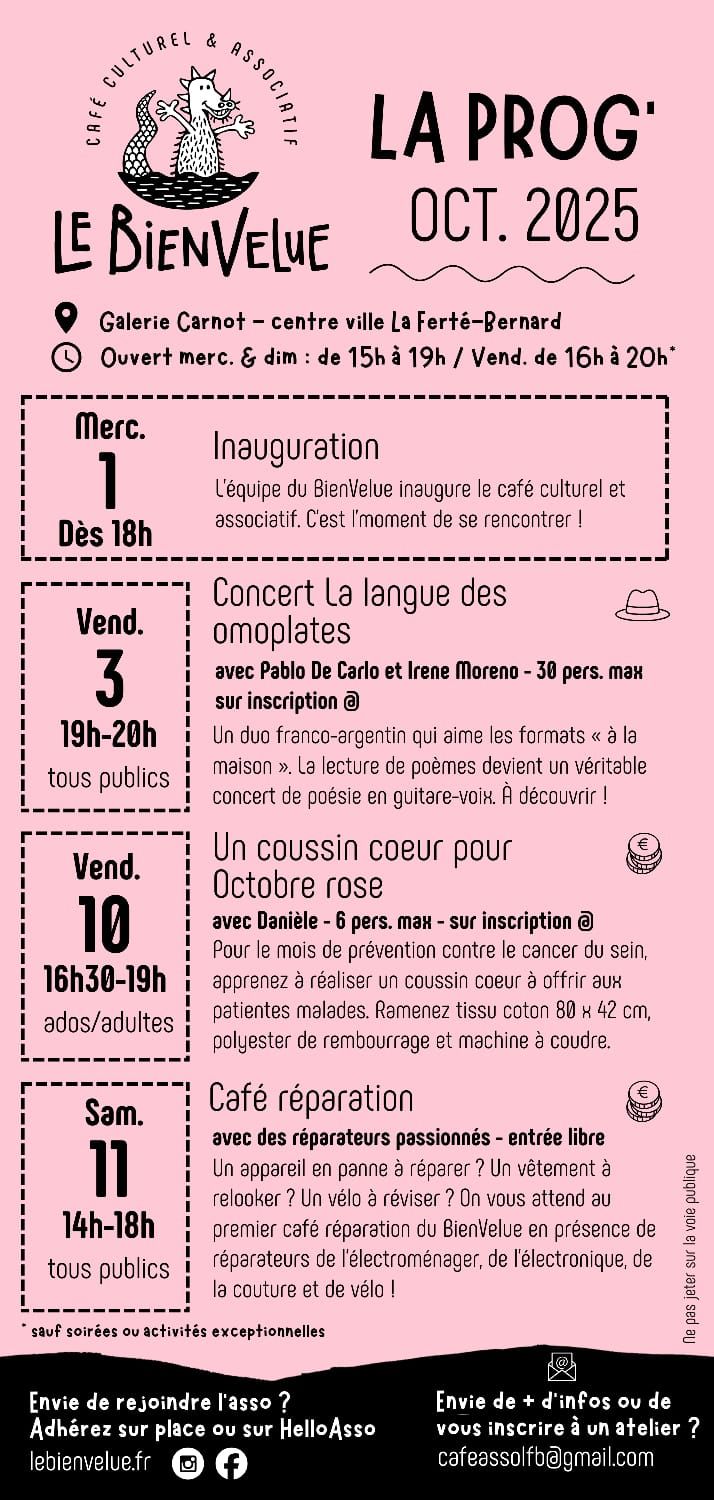 Programme Octobre 2025 - Page 1